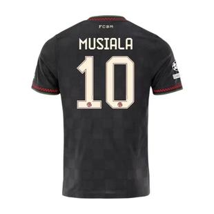 2526拜仁第二客场球衣10号穆西亚拉9号凯恩25号穆勒足球运动服