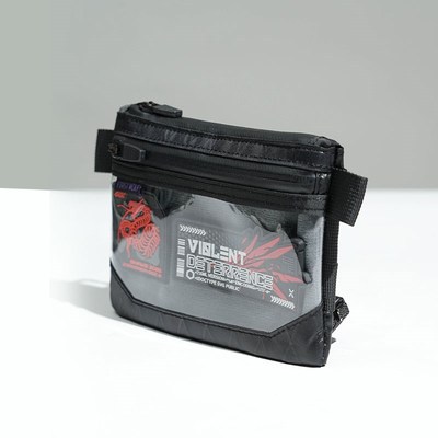 头狼工业鱼沉透明机能痛包收纳包粗苯可视窗副包防水战术FDY-14