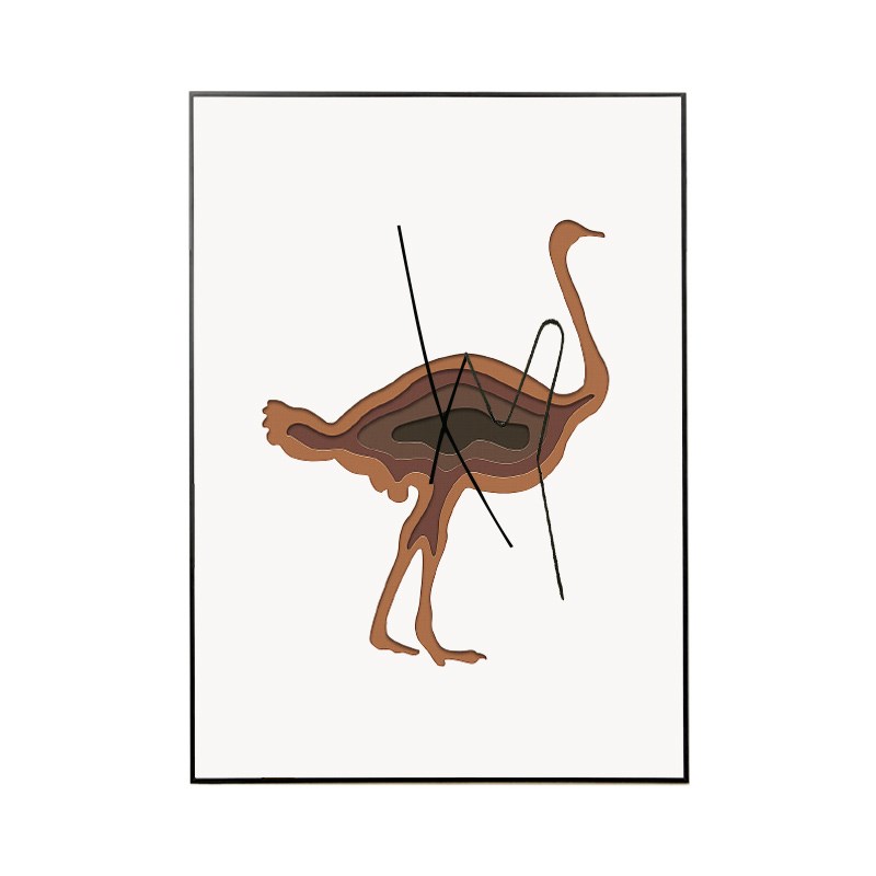 现代轻奢木雕立体皮革马实物装置画装饰画样板间餐厅玄关走廊挂画图片