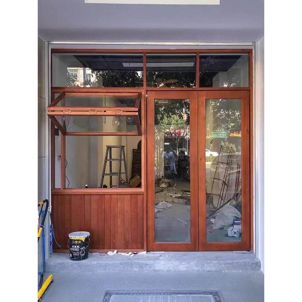 实木门窗折叠门窗卧室门玻璃门定制简约平开门店铺门卧室门对开门