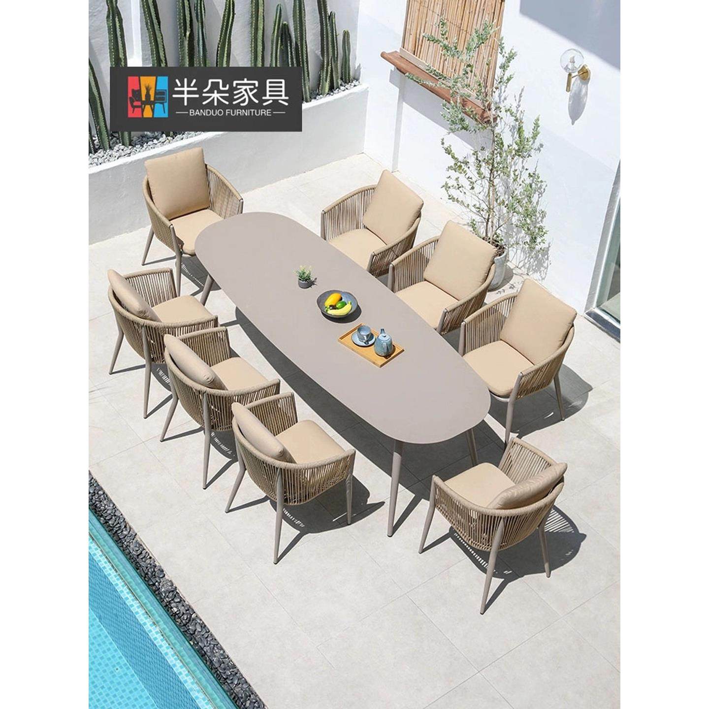 户外庭院民宿露天防水防晒休闲藤户外桌椅阳台茶院桌椅组合,住宅家具,桌椅套件,淘宝优惠券,粉丝福利购,淘宝优惠卷