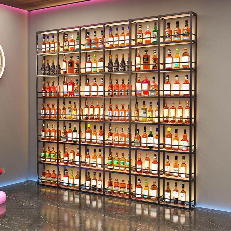 铁艺发光酒架置物架创意饭厅清酒吧吧台酒柜烧烤店酒架展示架定制,商业/办公家具,红酒架/柜,淘宝优惠券,粉丝福利购,淘宝优惠卷