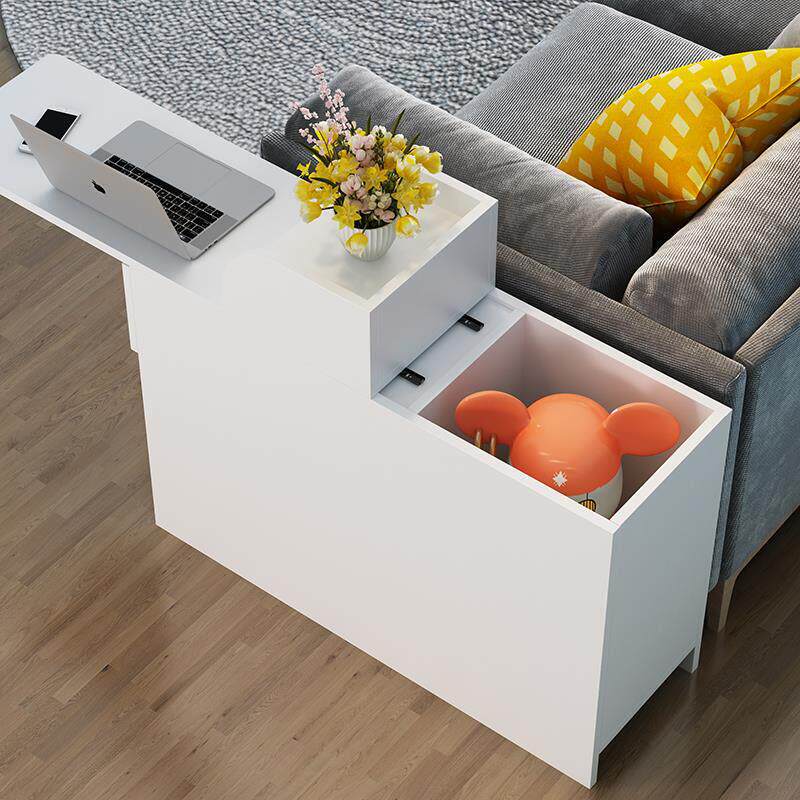 边几角几沙发边柜侧边柜窄桌客复古茶道欧储物柜小型扶手柜小茶几