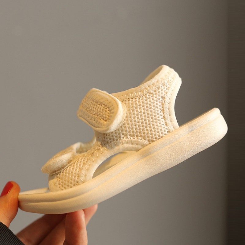 夏季男童女宝宝布凉鞋子夏款婴儿学步软底0-1-2一3岁半幼儿小童鞋