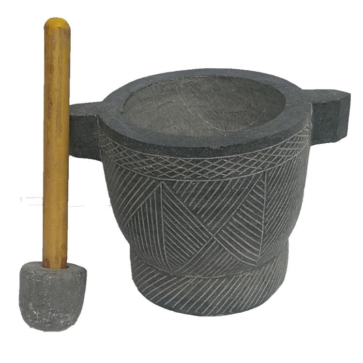 青石石臼特大号石臼捣冲糍粑压蒜器家用石窝商业打年糕材料研磨器