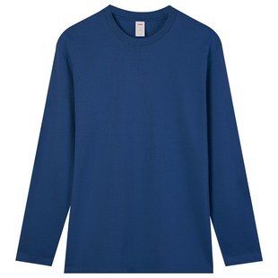 定制t恤长袖秋季印logo工作服同学聚会文化衫团体服装印花diy