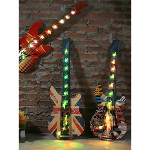 铁艺吉他墙壁挂件创意墙面装饰居家装饰品酒吧墙饰咖啡厅墙上壁饰