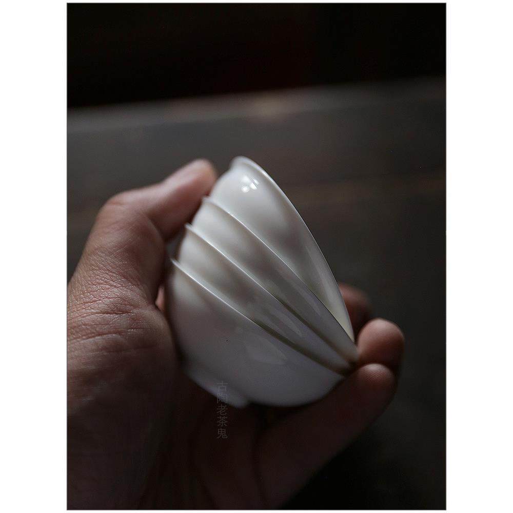 【骨瓷 工夫杯】工夫器 清代老杯覆刻 工夫茶 反口 轻薄胎 若深杯,餐饮具,茶杯,淘宝优惠券,粉丝福利购,淘宝优惠卷