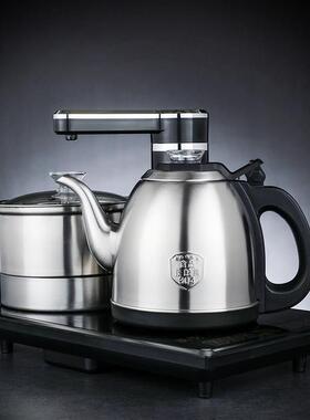 37x23全自动上水电热水壶嵌入自吸式抽水智能不锈钢烧水家用茶具