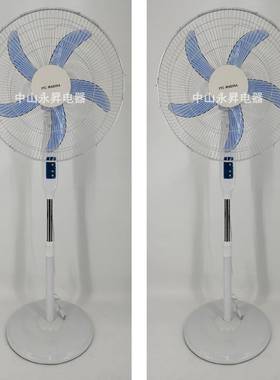 工厂18寸落地扇蓝色摇头落地扇家用商用外贸5叶落地扇