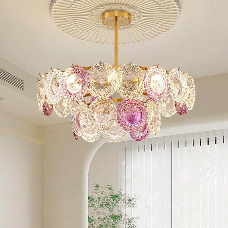 北欧客厅吊灯中山灯饰简约创意铁艺玻璃灯法式浪漫别墅餐厅卧室灯,农用物资,其他肥料,淘宝优惠券,粉丝福利购,淘宝优惠卷