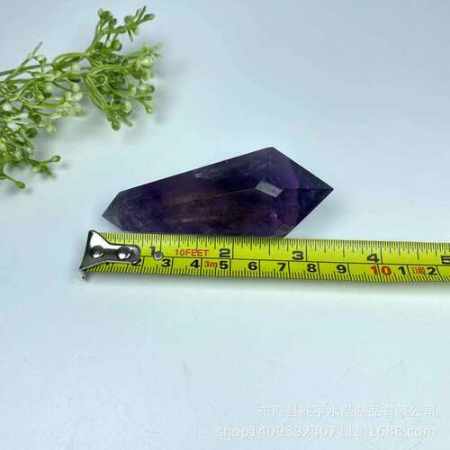 热销 Amethyst double terminated 天然紫水晶双尖 非洲深紫