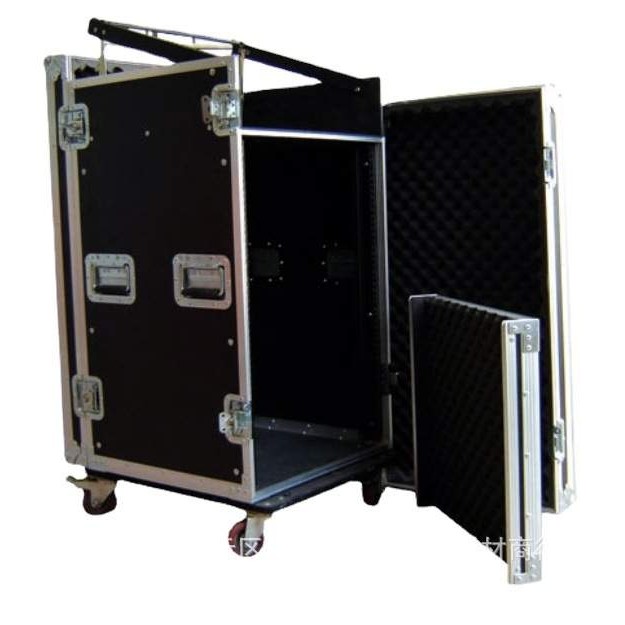 供应12U三开门双层防震航空机柜专业航空机柜网络机柜