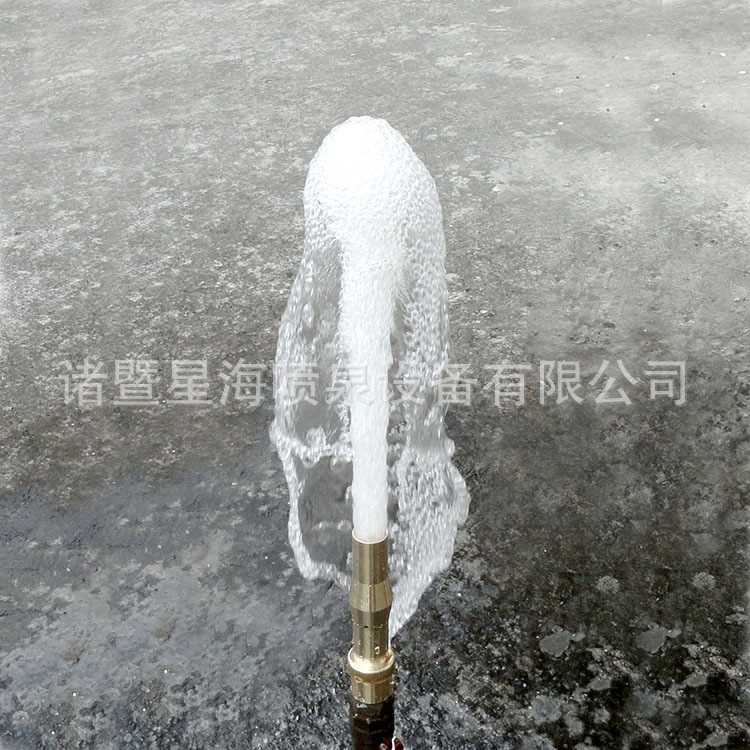 全铜多分支喷头 泡沫掺气喷头 水景景观造景喷头