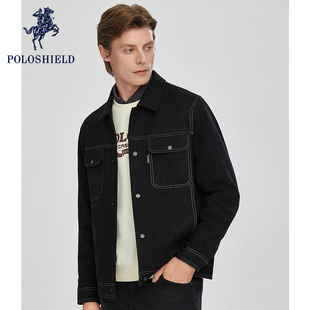 【商城同款】POLOSHIELD男士夹克外套春秋休闲百搭男款慵懒风男装