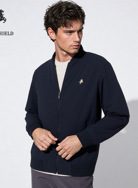 POLOSHIELD保罗希尔德2026春季新款棒球领夹克1261W15039