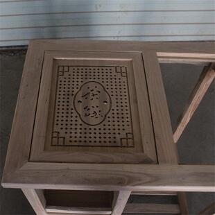 移动茶桌茶台家用小茶车老榆木客厅阳台简约功夫茶几白茬白胚白坯