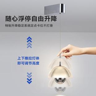 2线谱灯升伸缩智能过 花苞床头壁灯降高级感轻全奢光卧室吊P8219