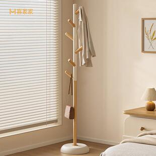 次净衣架立式落地挂衣架卧室衣帽架家用室内入户不占空间的挂包架