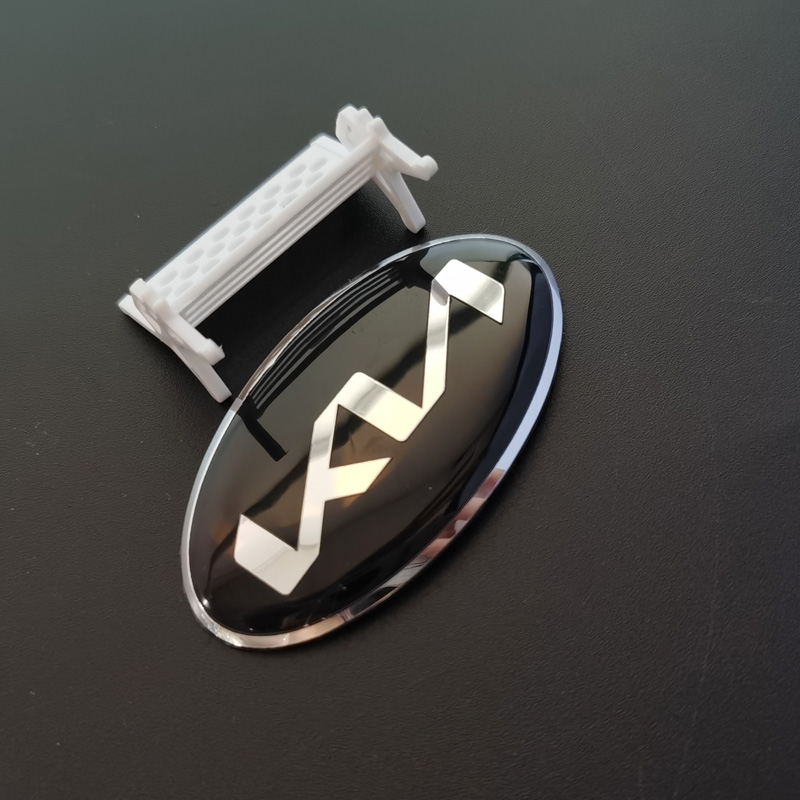 适用起亚K5改装车标贴方向盘标前后标中网标轮毂盖k5机盖标尾标
