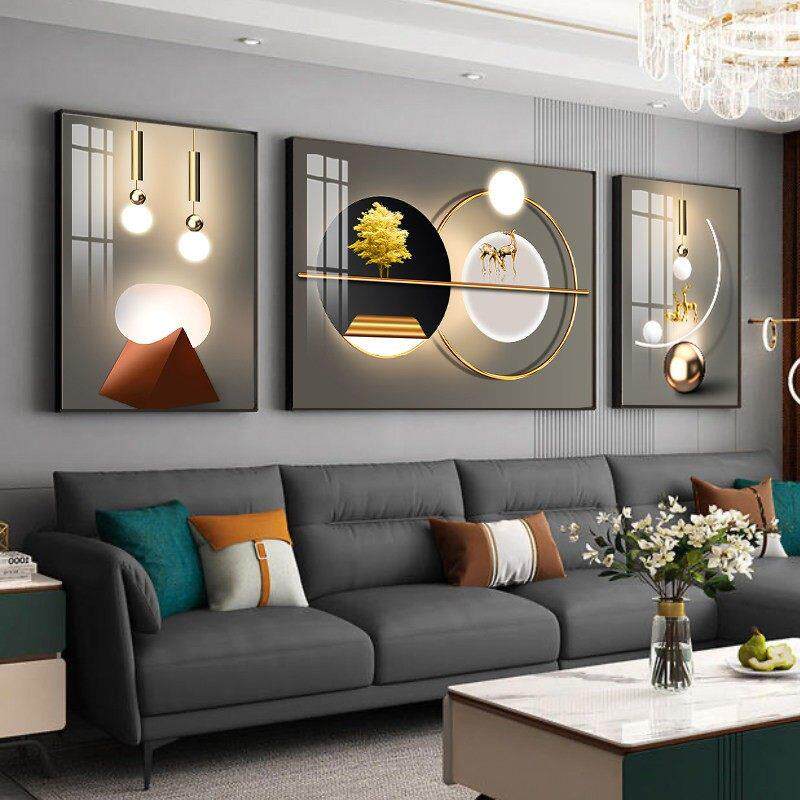 客厅装饰画 画现代简约沙发背景墙挂画 画高档大气2025新款轻奢三