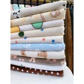 1米价 绒布料 加厚加宽双面卡通印花法兰绒秋冬睡衣毛毯绒面料