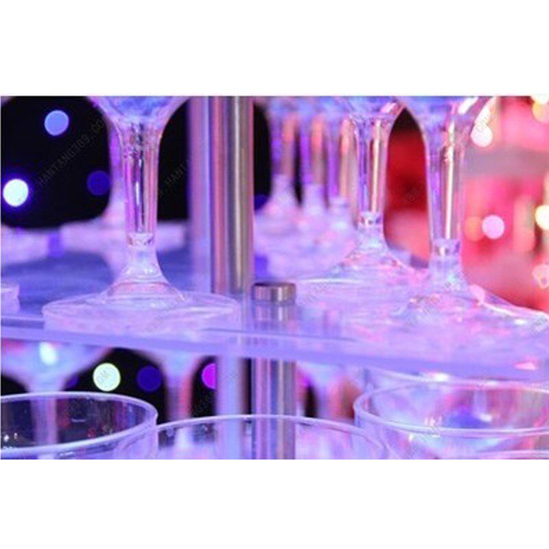 新款7层香槟塔三角形亚克力杯塔烛台婚庆舞台道具婚礼用品包邮