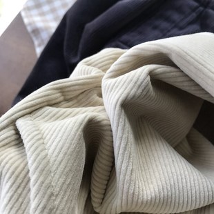 一体绒。保暖不臃肿。绵软不粗糙的加绒灯芯绒裤。男童加厚长裤