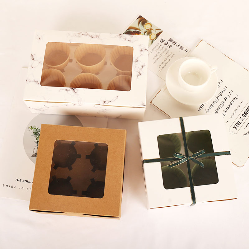 雪媚娘杯子纸杯蛋糕打包盒1 2    粒马芬盒木糖杯蛋挞盒子