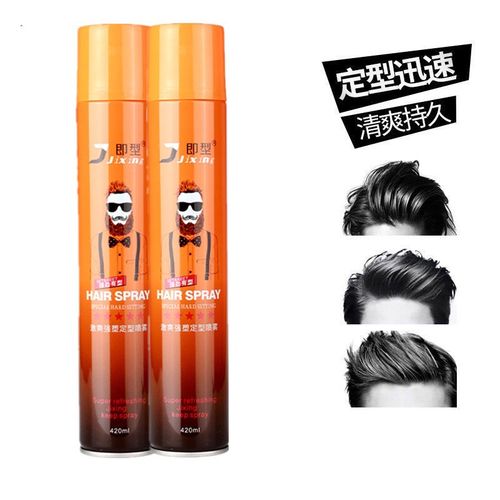即型激爽强塑定型喷雾发胶定型男士清香啫喱水膏头发泡沫干胶