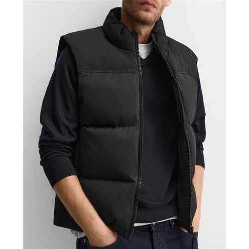 柜399!秋冬新品ZA男装加厚棉服立领无袖背心休闲马甲潮 0029441