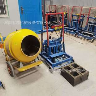 龙邦机械免托板小型制砖机厂家多年制造经验的水泥砖机免烧砌块机