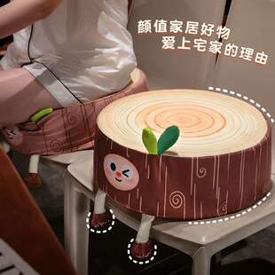 跨境树桩坐垫地上榻榻米坐垫团蒲懒人沙发地板屁股垫海绵椅垫圆形