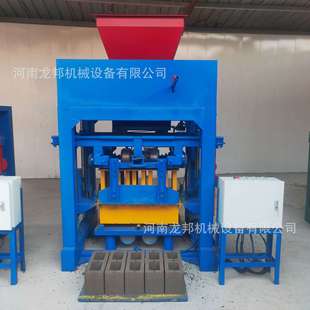 龙邦4-40砌块成型机 免烧水泥砖机 空心砖制造机 制砖机生产线