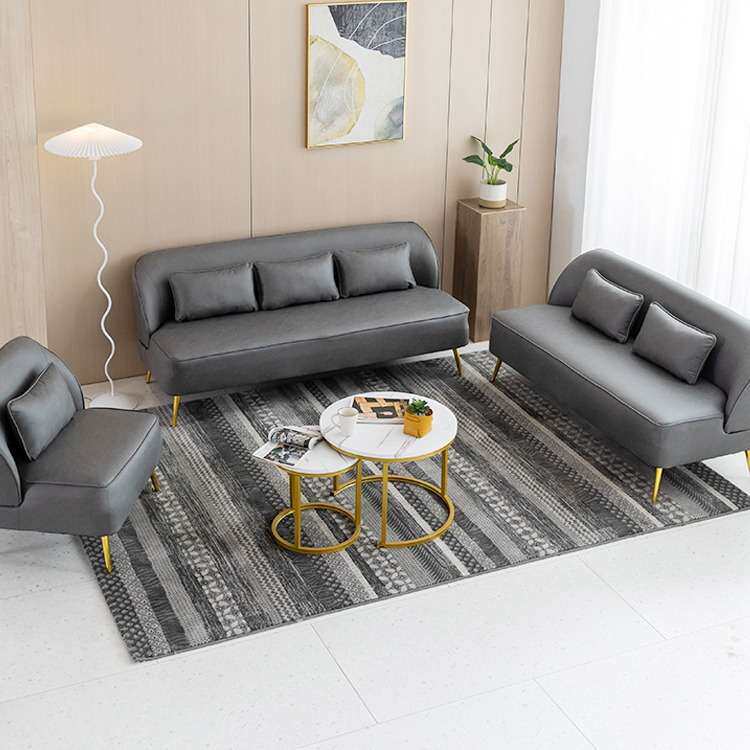 沙发小户型北欧科技布艺卧室出租房公寓服装店单双人三人简约现代