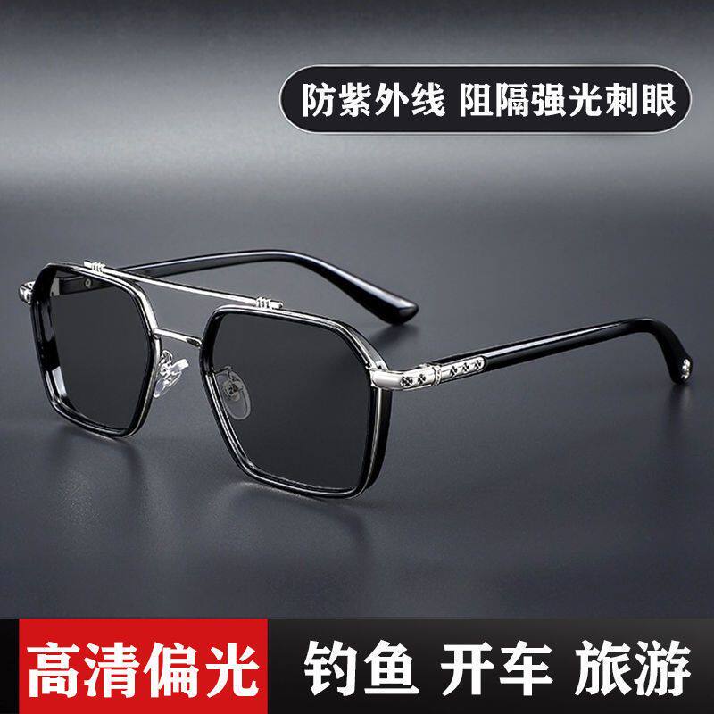 墨镜男复古潮流帅气高档霸气2025新款开车专用太阳镜镜钓鱼眼镜男