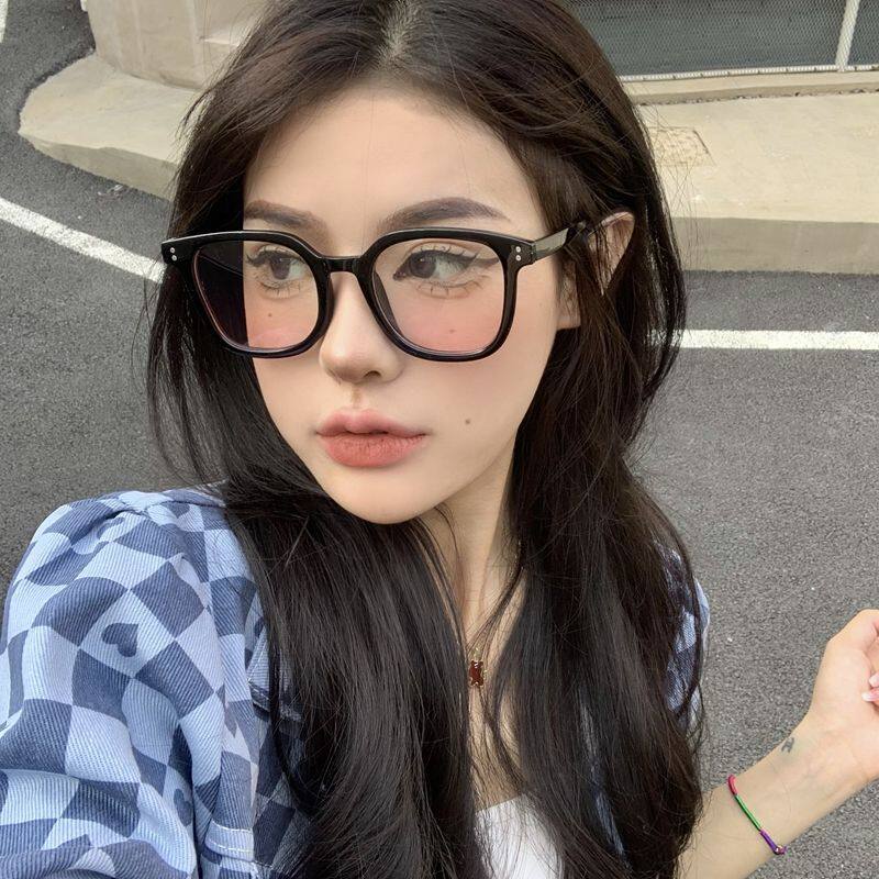 小红书腮红眼镜女近视可配度数韩版潮黑框素颜神器眼睛框大脸显瘦