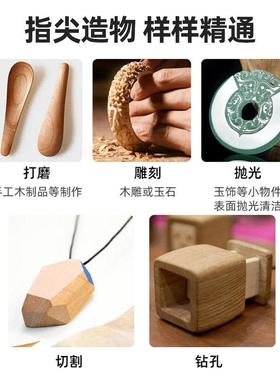 小型迷你电割磨机工WX106打磨抛切电动WX106玉石雕刻光具磨烟码