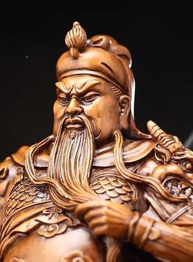 财神关公爷摆件关羽关二财神雕像家用BJ202303供武司奉客厅招财公