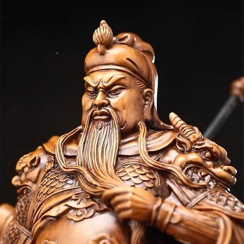 财神关公爷摆件关羽关二财神雕像家用BJ202303供武司奉客厅招财公