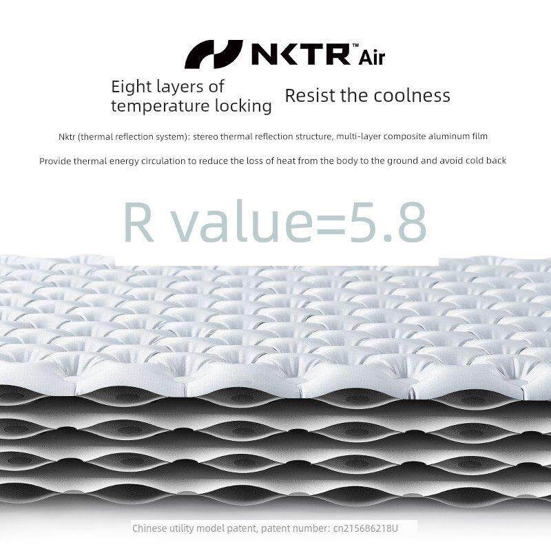 挪客野防潮徒垫加厚户外营垫帐篷露地垫携折叠YKI坐垫便充气床垫