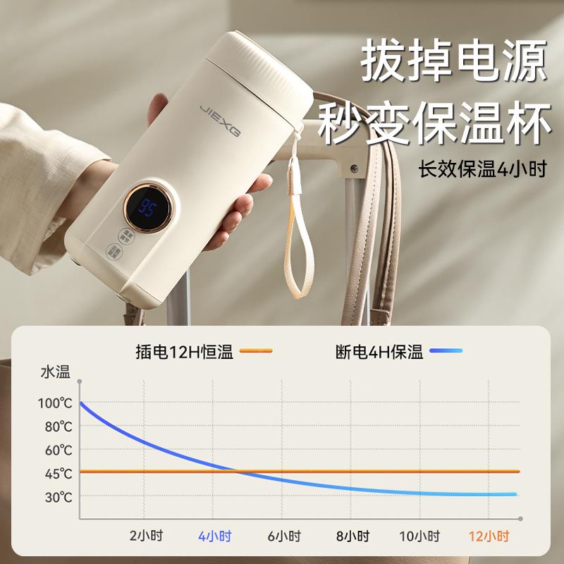 烧捷行温杯恒外出可携式儿烧水壶宝宝泡奶hwb-0920水杯婴专用恒温