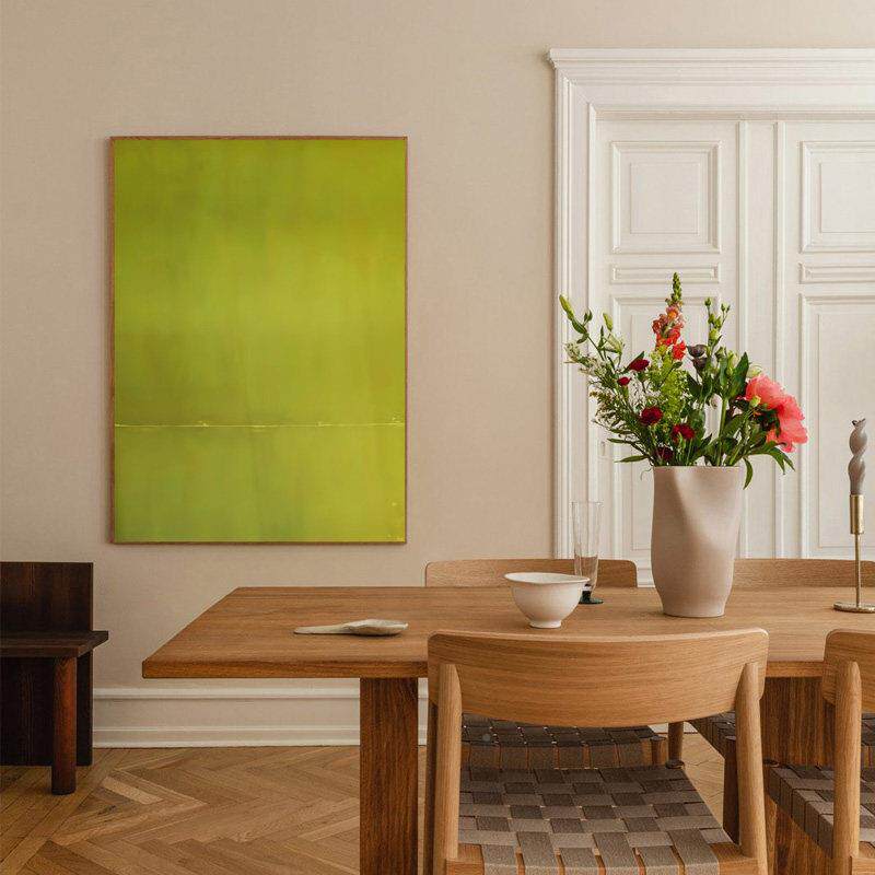 春辰绿影原森系设北计师款装挂画小CZU众艺术欧木风客厅卧室饰画