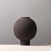 本WabiSabi风格 饰 意境覆约古粗陶民宿花瓶装 日中国风CJ 10简典雅