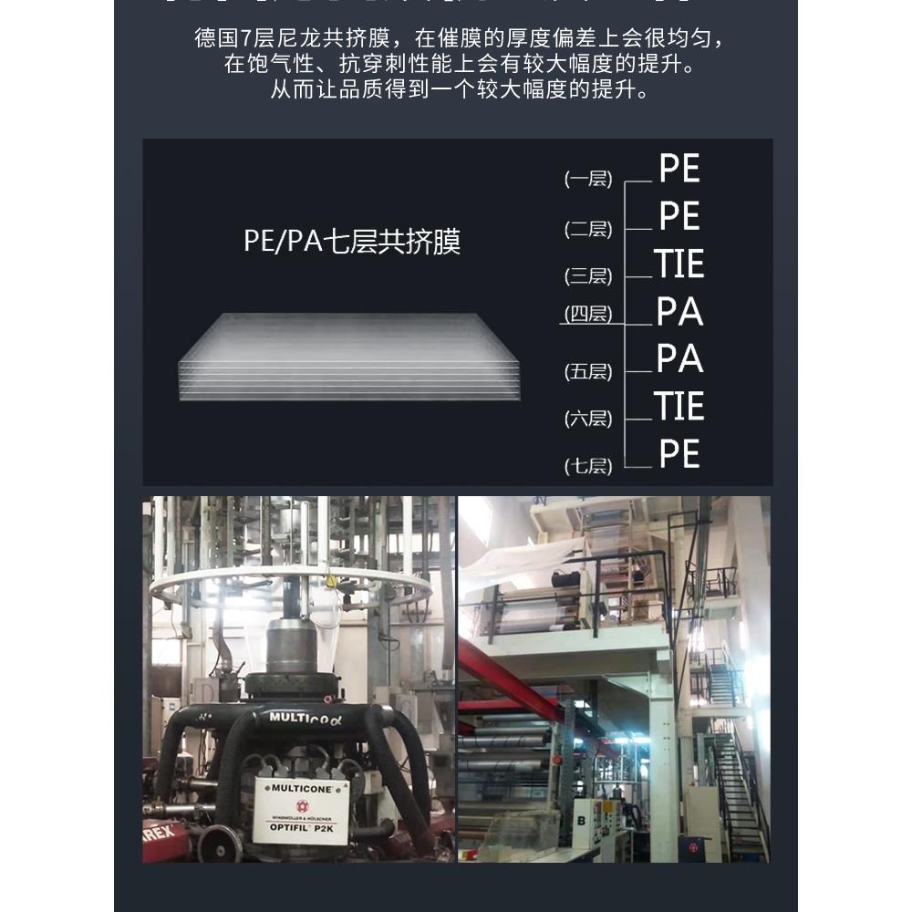 大卷30压0米气柱袋防卷材加厚JPO快防递物流包装气泡袋震气泡柱