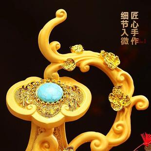 称心如礼意BJ202512摆件招财新玉如意客厅办公电视室酒柜装饰工艺