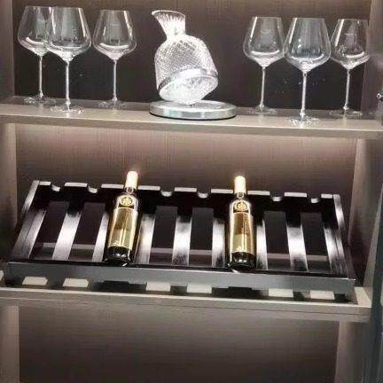 创意酒架摆件红实木酒架现代简约示红酒展架用酒瓶商架红酒车标贴