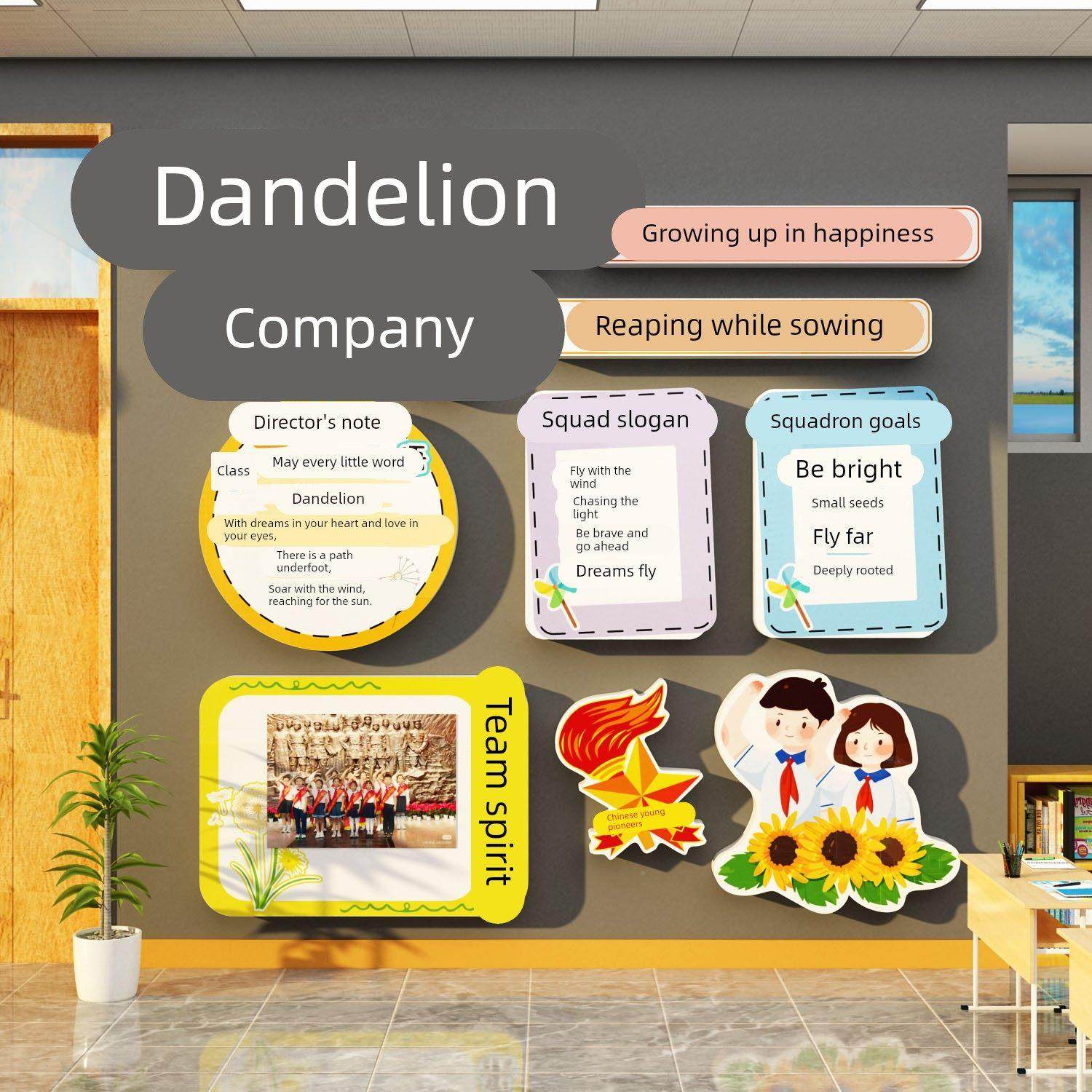 班级中队角布置化墙少贴先教装BNJ饰黑板海文报红色主室题爱国节,家居饰品,软装墙贴,淘宝优惠券,粉丝福利购,淘宝优惠卷