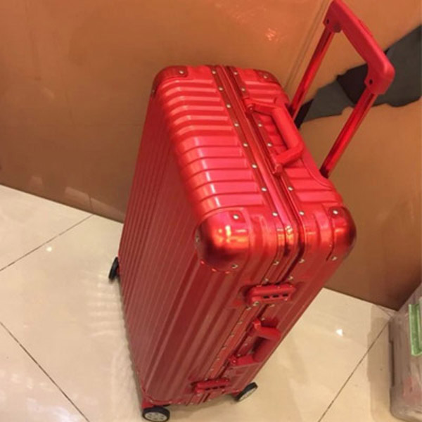 拉杆箱万向轮旅行登机20结婚箱子陪嫁行李箱铝框女W26 29寸