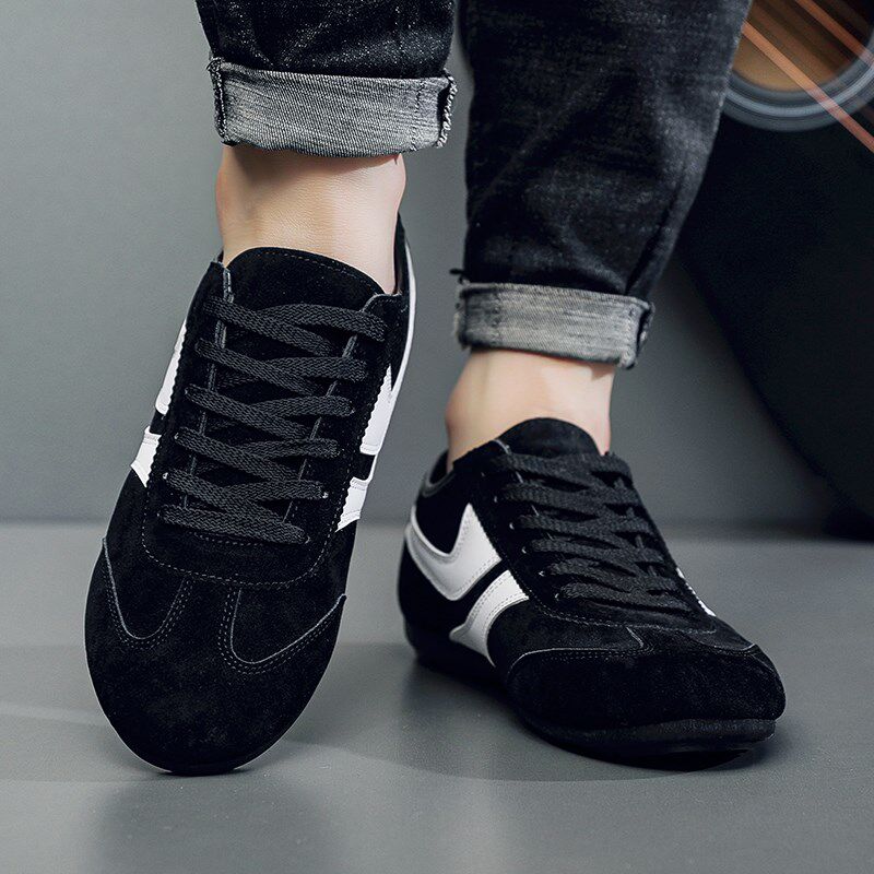 豆豆鞋男款夏季男士韩版增高商务时尚休闲皮鞋软底防滑潮流鞋子男